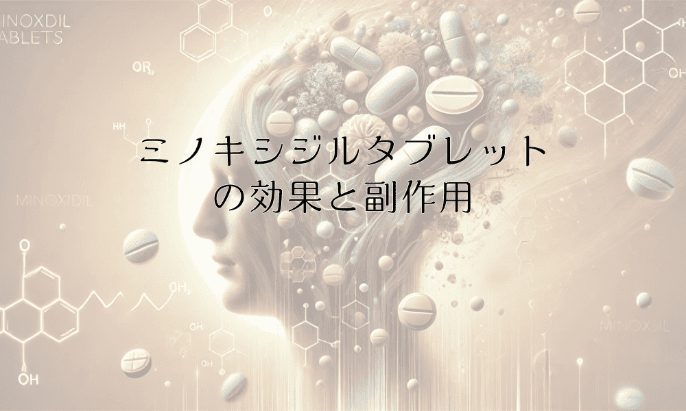 ミノキシジルタブレットの効果と副作用｜初期脱毛の症状と対処法