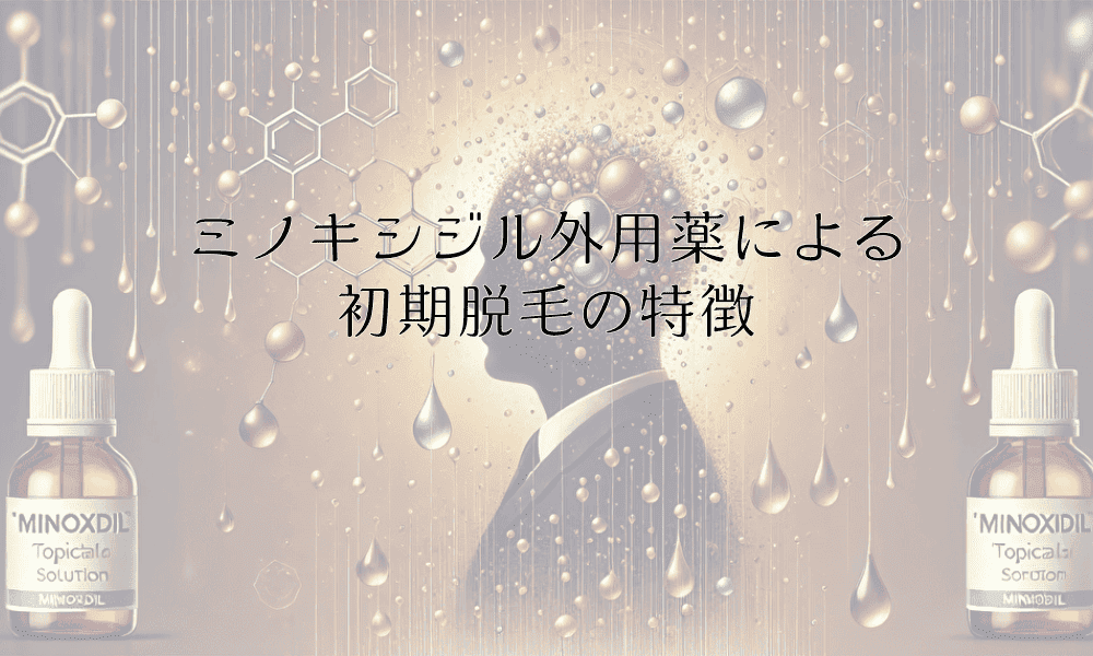 ミノキシジル外用薬による初期脱毛の特徴｜症状と経過の詳しい解説