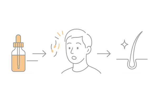 ミノキシジル外用薬の初期脱毛が始まる時期と落ち着くまでの経過タイムライン