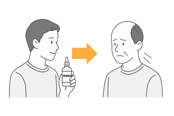 ミノキシジル外用薬の継続使用によるリバウンド対策