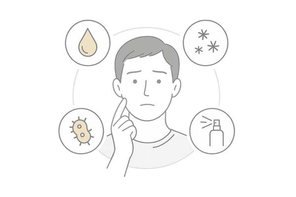 頭皮の痒みの主な原因4タイプ｜皮脂・乾燥・真菌感染・アレルギー