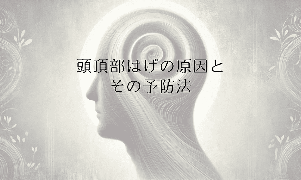 頭頂部はげの原因とその予防法｜髪型による対処と医療的治療