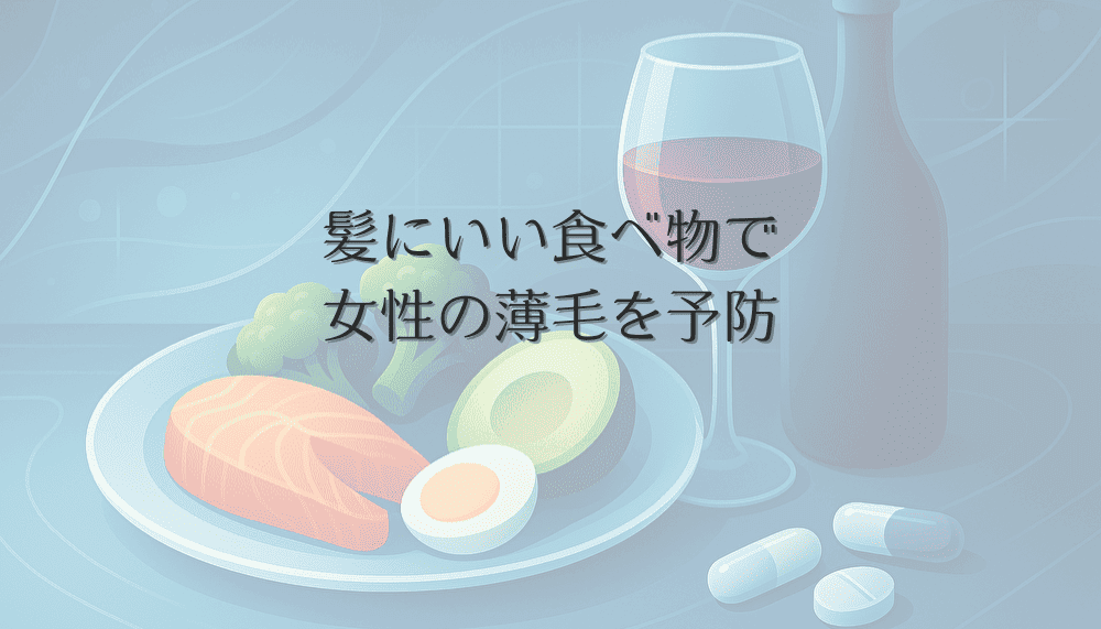 髪にいい食べ物で女性の薄毛を予防する効果的な栄養摂取法