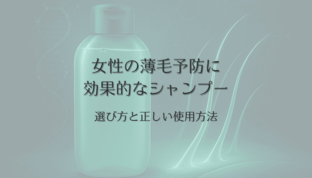 女性の薄毛予防に効果的なシャンプーの選び方と正しい使用方法