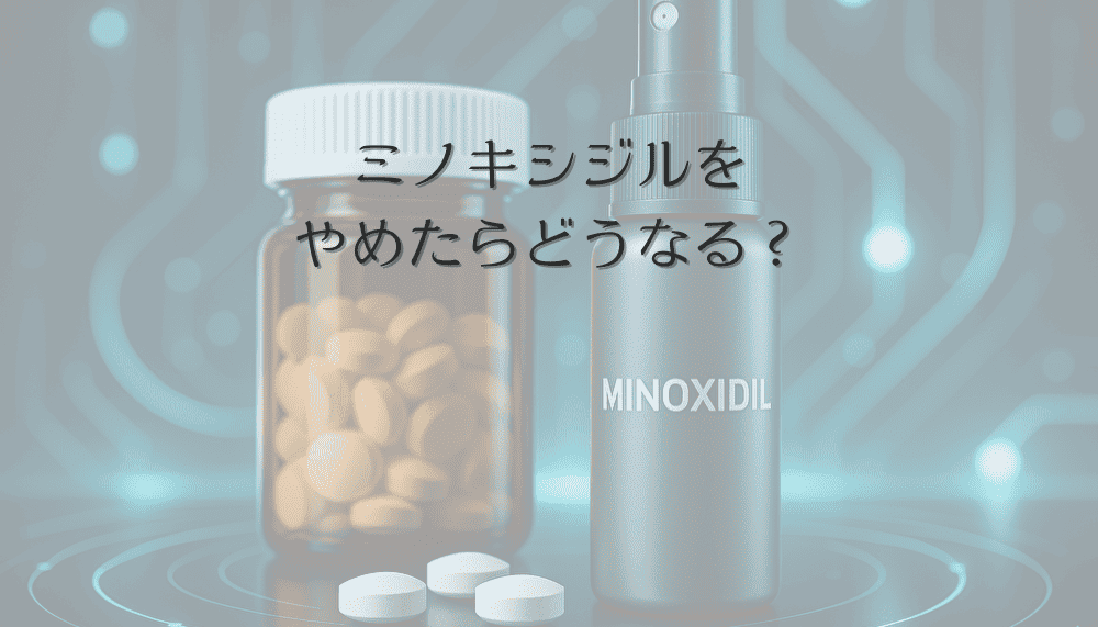 ミノキシジルをやめたらどうなる？女性の抜け毛と薄毛への影響