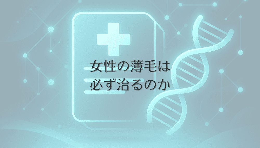 女性の薄毛は必ず治るのか｜回復事例と期待できる治療結果