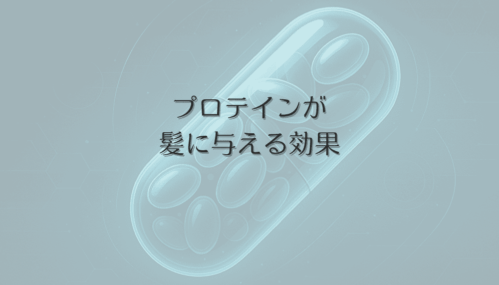 プロテインが髪に与える効果|女性の薄毛対策に活用する方法