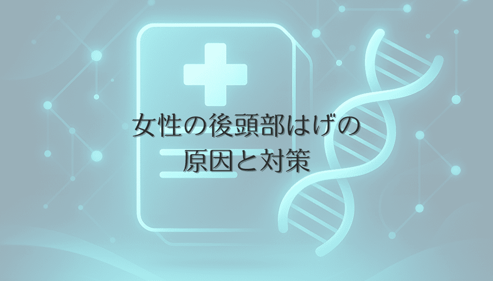 女性の後頭部はげの原因と対策｜薄毛が進行する前に試したい頭皮ケア