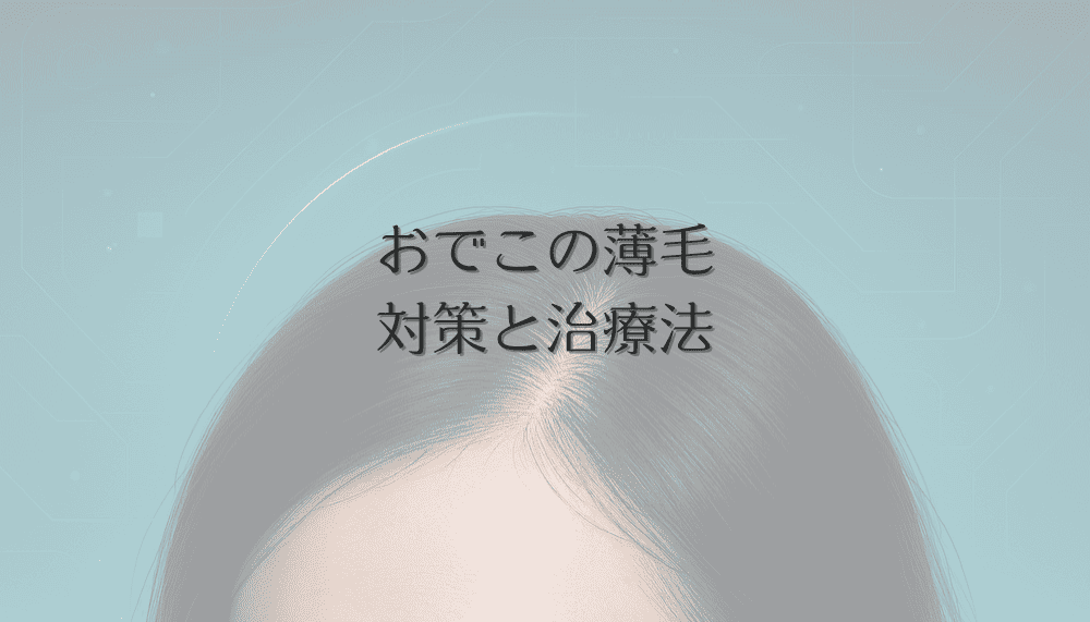 おでこの薄毛に悩む女性が知っておくべき対策と治療法｜進行を止める方法