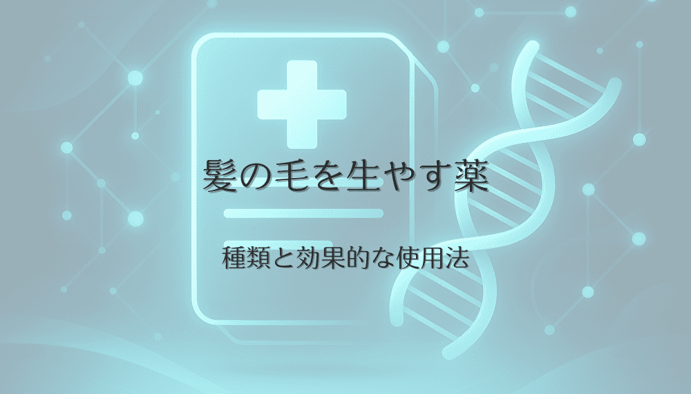 髪の毛を生やす薬の種類と女性の薄毛治療での効果的な使用法