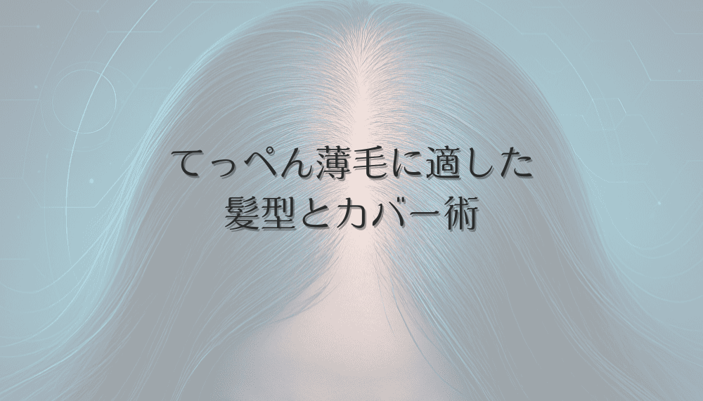 女性のてっぺん薄毛に適した髪型とカバー術の選び方