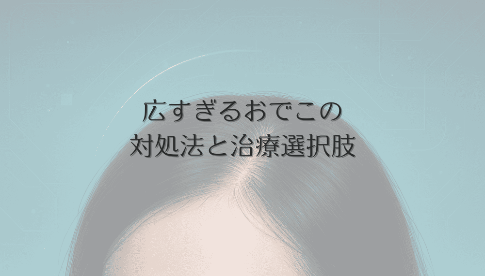 広すぎるおでこに悩む女性が知っておくべき対処法と治療選択肢