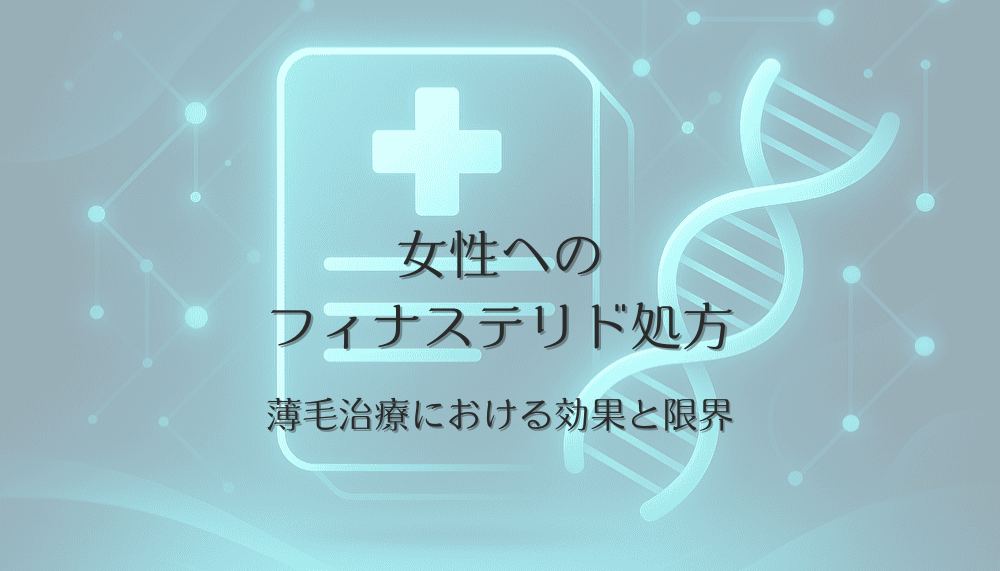 女性へのフィナステリド処方｜薄毛治療における効果と限界