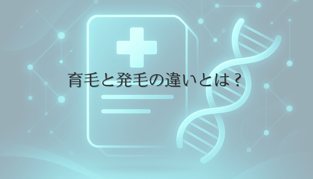 育毛と発毛の違いとは？女性の薄毛対策に必要な正しい知識