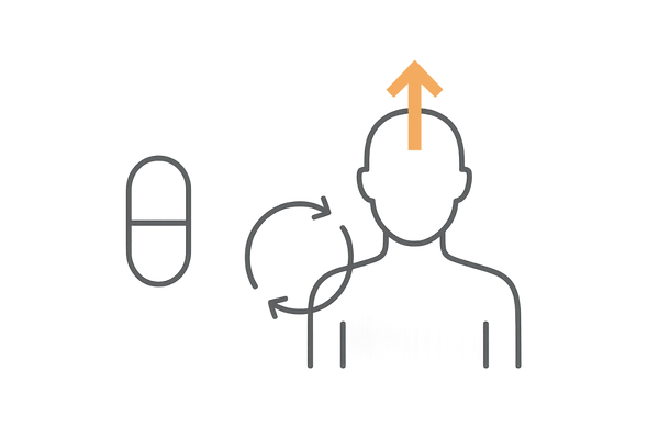 ミノキシジルタブレットの作用：全身循環から頭皮へ