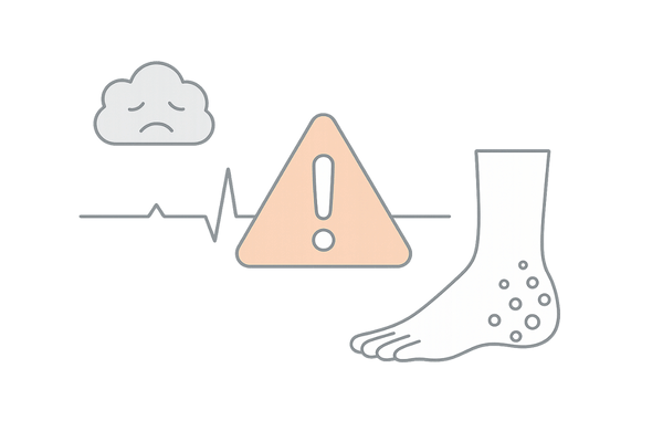 AGA治療の副作用に注意｜心血管サインとむくみの警告