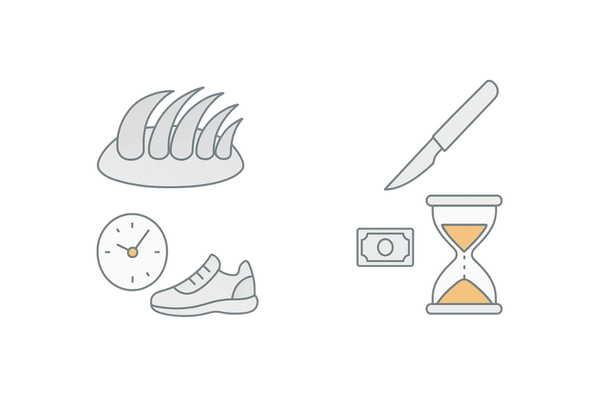 自毛植毛とウィッグの比較
