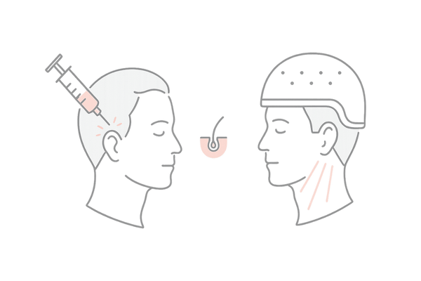 投薬以外の治療|メソセラピーと低出力レーザーのイメージ