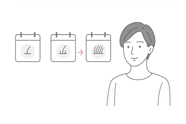 AGA治療の経過目安