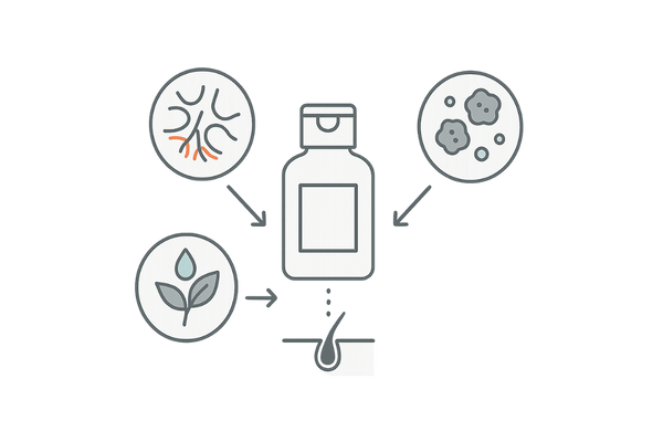 びまん性脱毛症におすすめの育毛ケア：血流・細胞活性・頭皮環境の三位一体