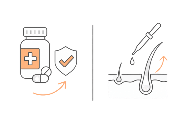 投薬治療と自毛植毛の目的の違い