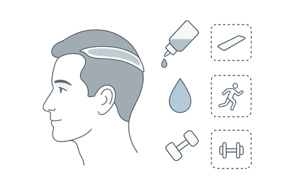 貼り付けタイプの極薄スキンと接着固定（スポーツ・入浴対応）