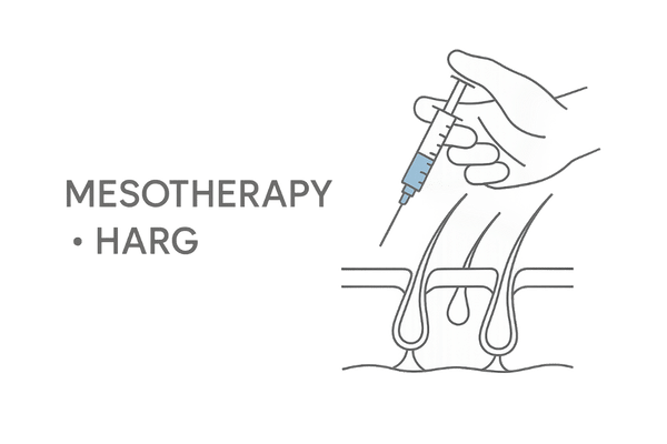 メソセラピー・HARG頭皮へ直接届ける注入治療