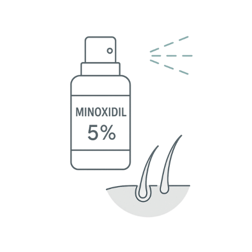 市販発毛剤（ミノキシジル外用薬5%以下）