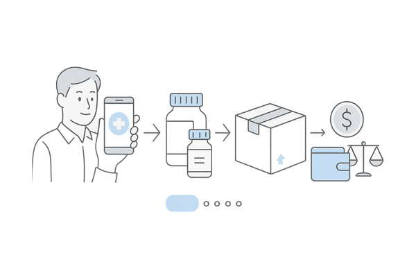 予算を抑えた医療用発毛剤入手｜オンライン診療→配送→コスト最適化
